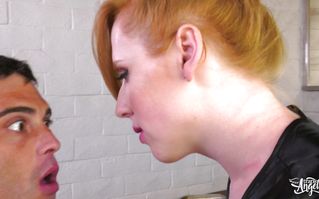 Lustful transsexual cheers up when fucker fucks that juicy butt of hers